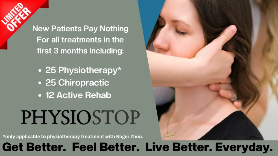 ICBC physiotherapy for whiplash by physiotherapist at physiostop in Burnaby